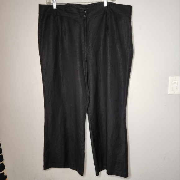 Lane Bryant linen blend trousers - Picture 1 of 12